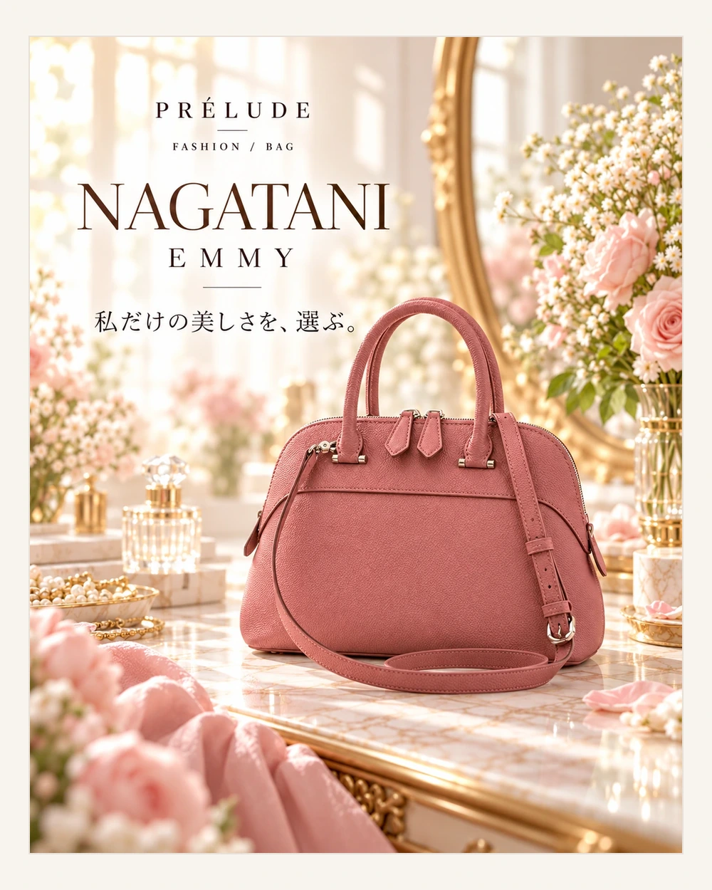 NAGATANIのバッグの商品イメージ。仕様や色は販売元でご確認ください。